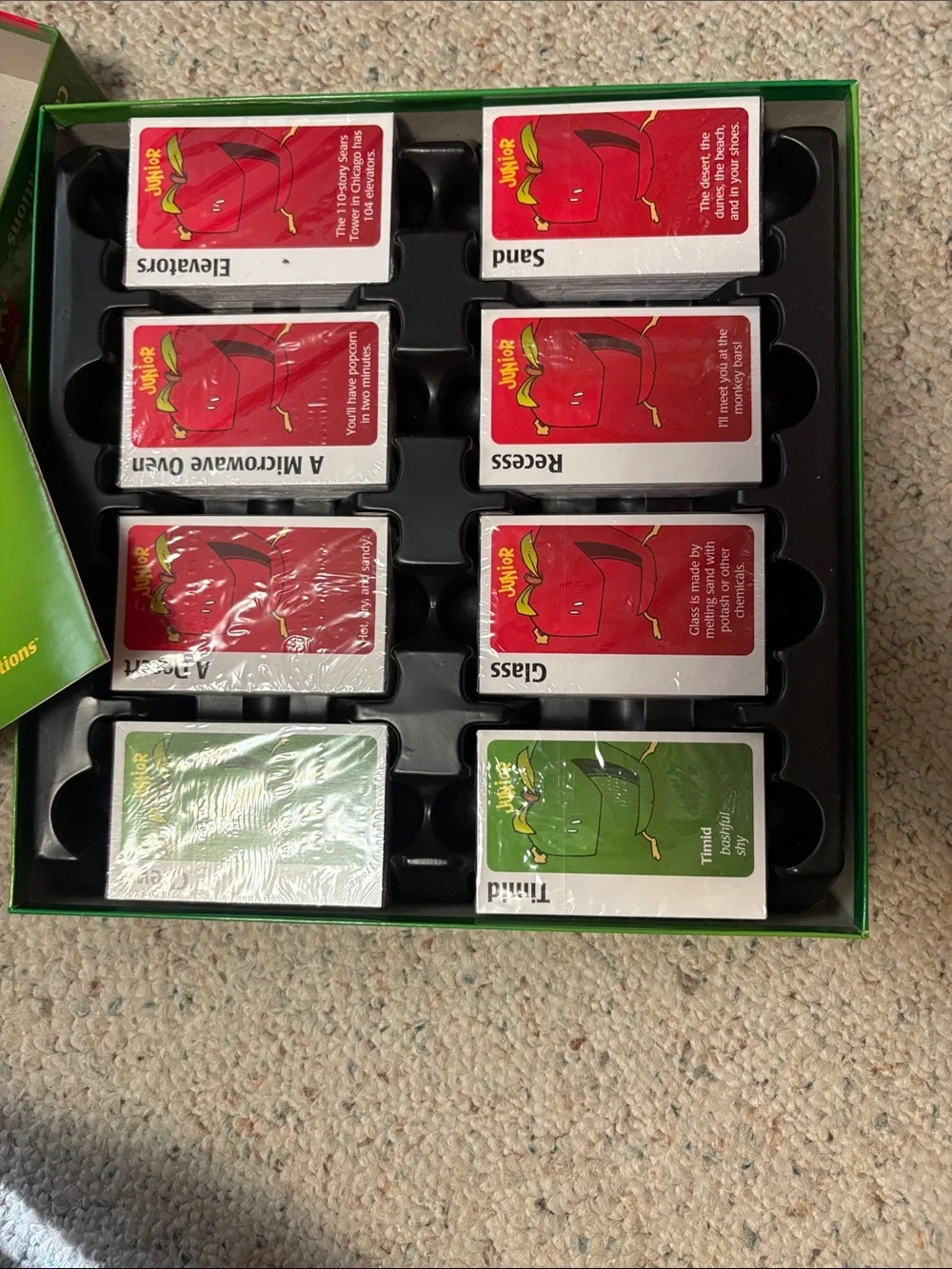 Apples to Apples Junior Kids Party Game - Green